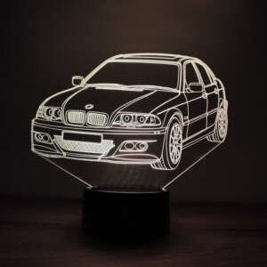 BMW M5 3D LED Acrylic Lamp – Premium Car Night Light for BMW Enthusiasts